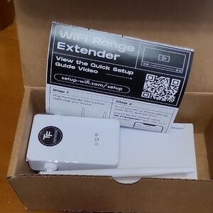 White WiFi Range Extender